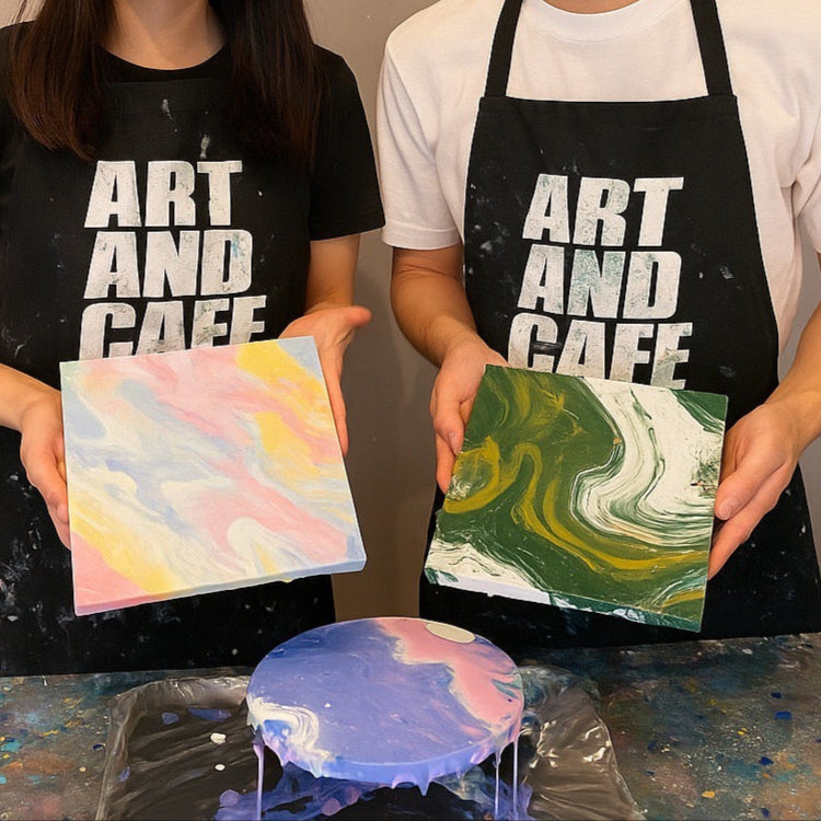 アートアンドカフェの「たらし込みアート（フルイドアート／ポーリングアート）」が人気の理由とは？その特徴と他ワークショップとの違い