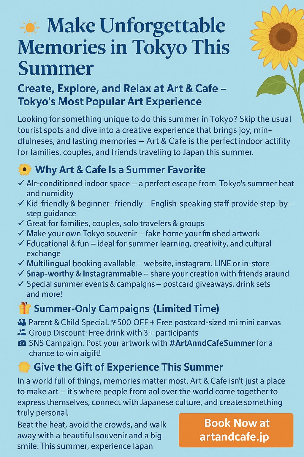 🎨 Art and Cafe | Japan’s Most Popular Painting Workshop – Why You Can’t Fail, Why Anyone Can Be an Artist, and Why Visitors Keep Coming Back