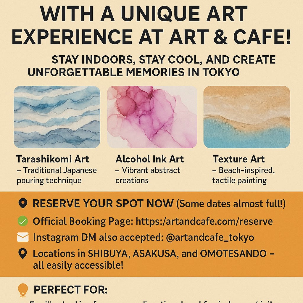 Art and Café – The Perfect Place for Memories, Birthdays, and Tokyo Sightseeing