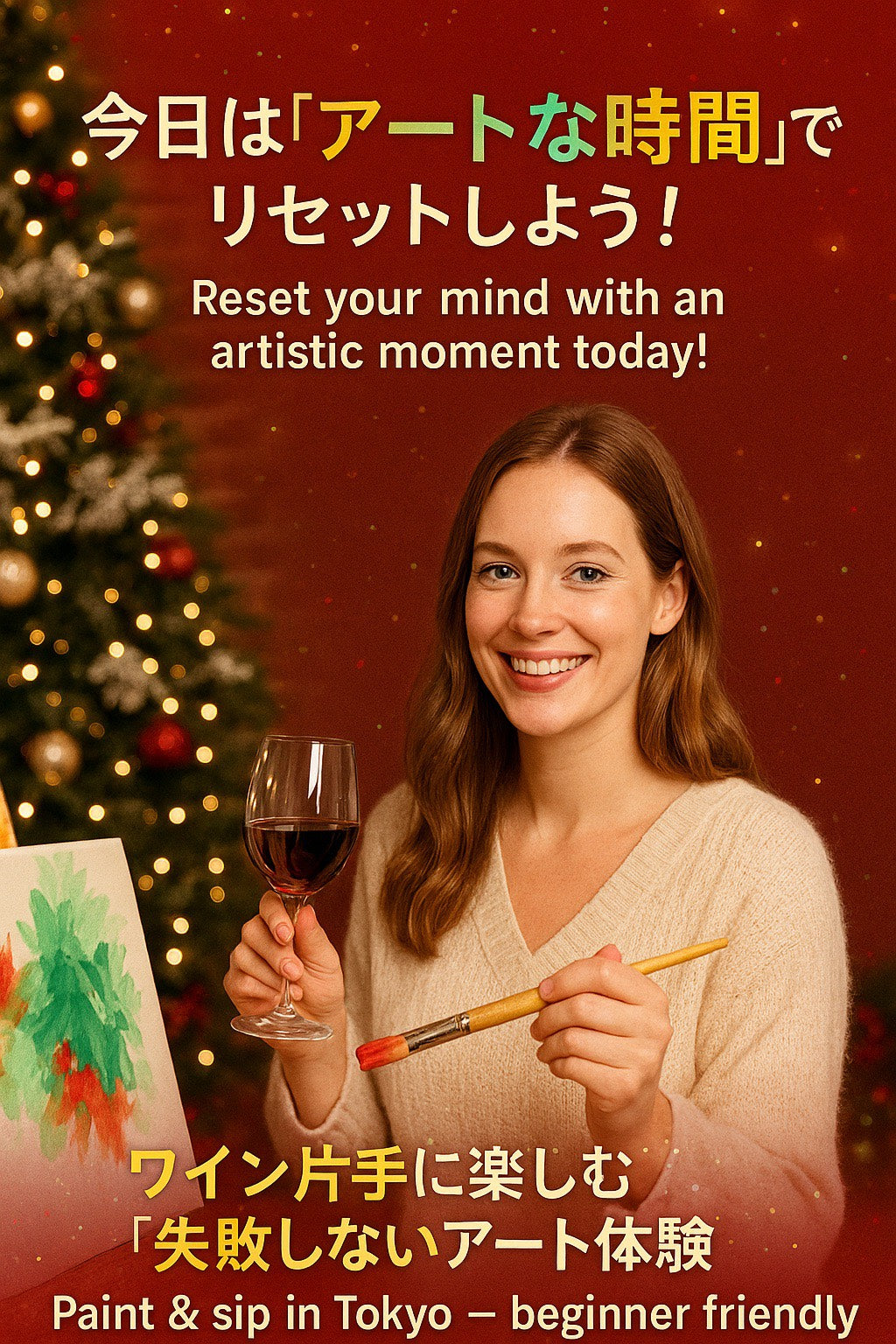 【🎄アートアンドカフェ 12月限定｜予約受付スタート！】