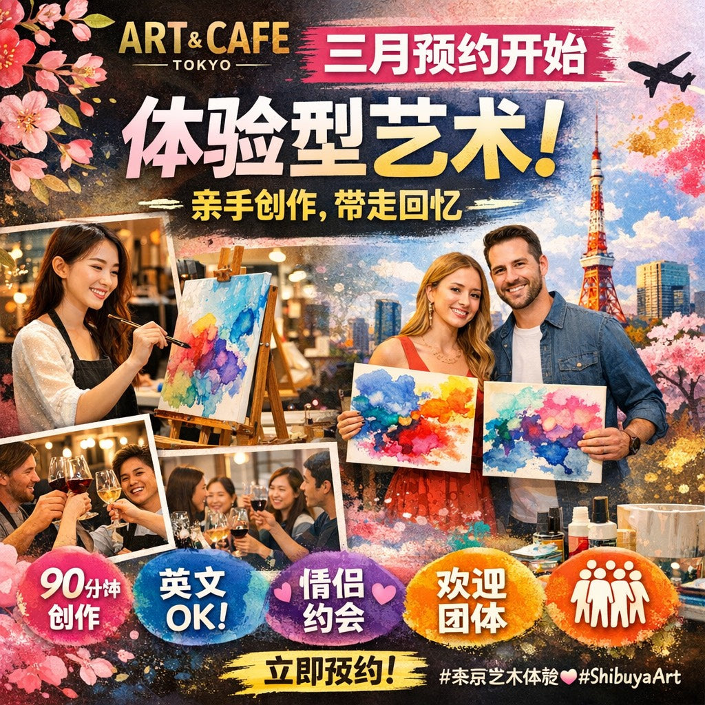 🎨 三月预约正式开始  为什么2026年是“体验型艺术”的时代？  在2026年，人们寻找的不再只是商品。  而是体验。