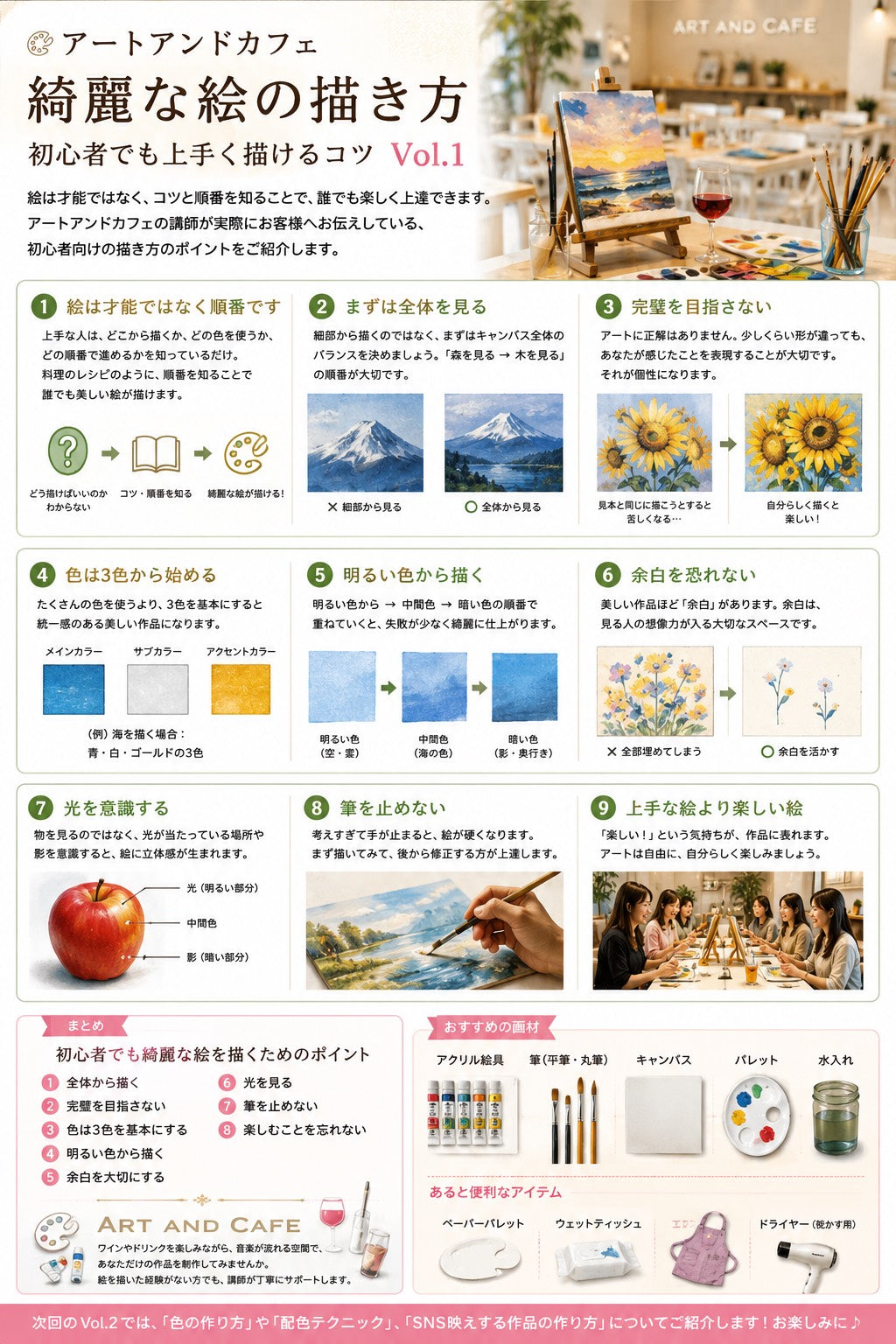 綺麗な絵の描き方・初心者でも上手く描けるコツ Vol.1