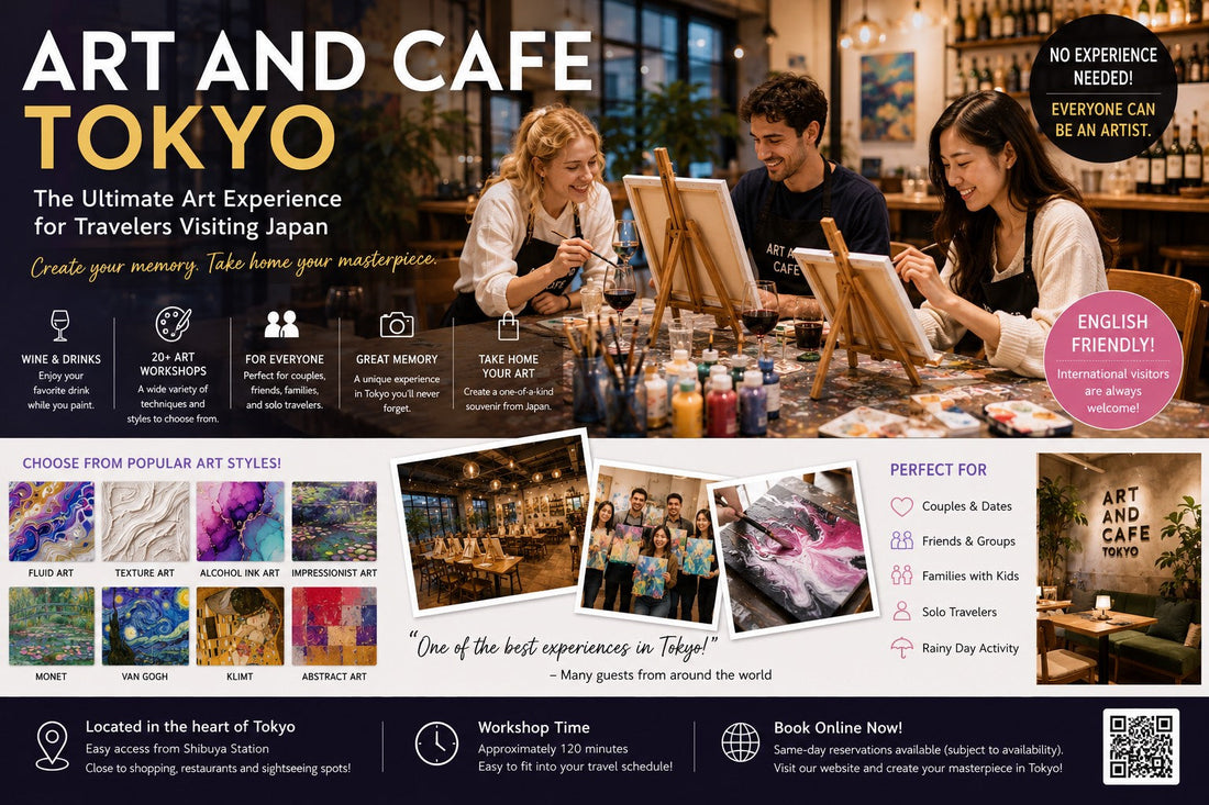 ART AND CAFE Tokyo – The Ultimate Art Experience for Travelers Visiting Japan
