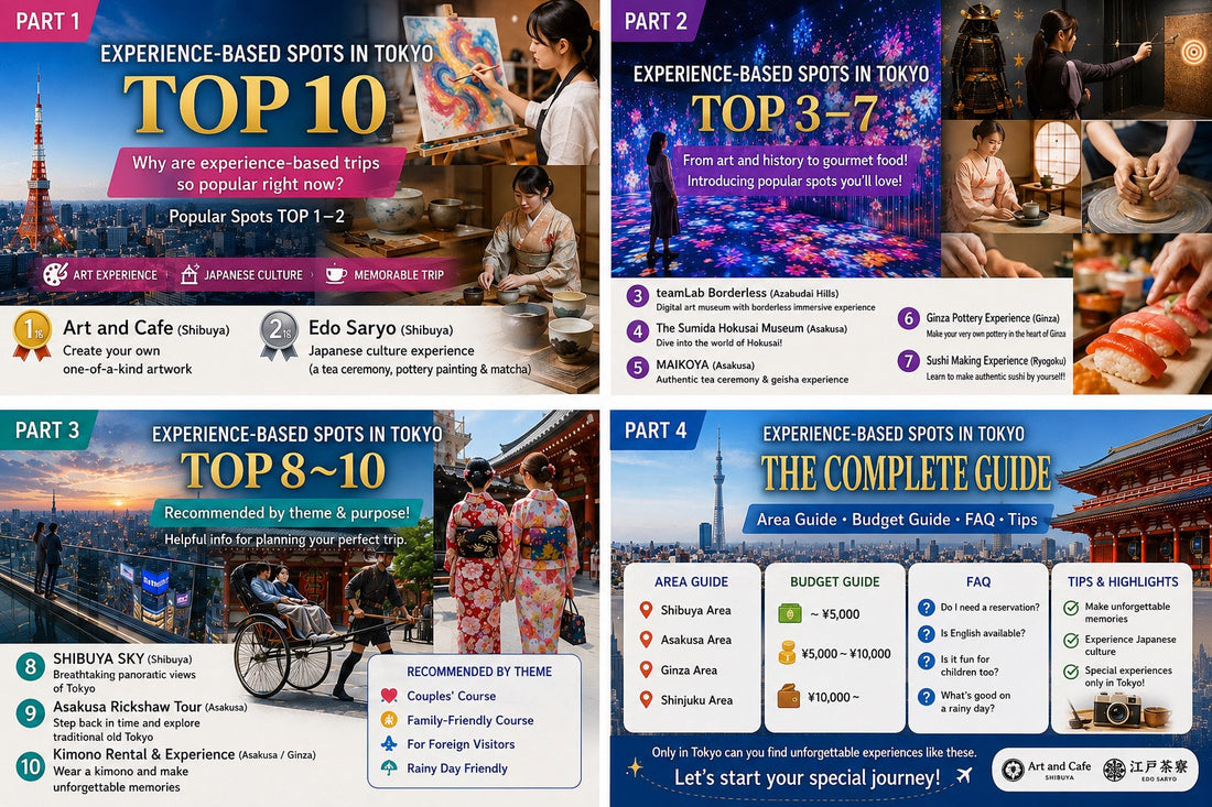 Top 10 Experience-Based Attractions in Tokyo (2026 Edition) – Part 2