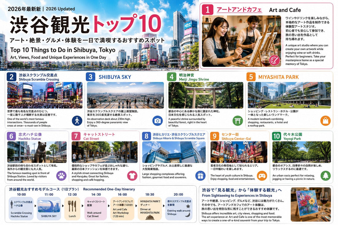 Top 10 Things to Do in Shibuya, Tokyo in 2026｜Art, Views, Food and Unique Experiences in One Day