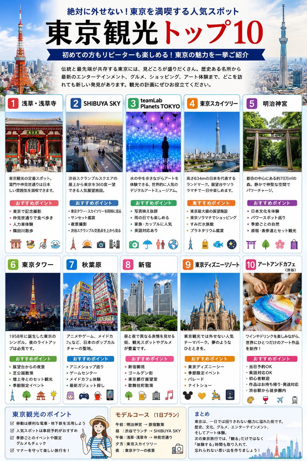 東京観光トップ10｜東京を訪れたら必ず体験したい人気スポット10選【2026年版】