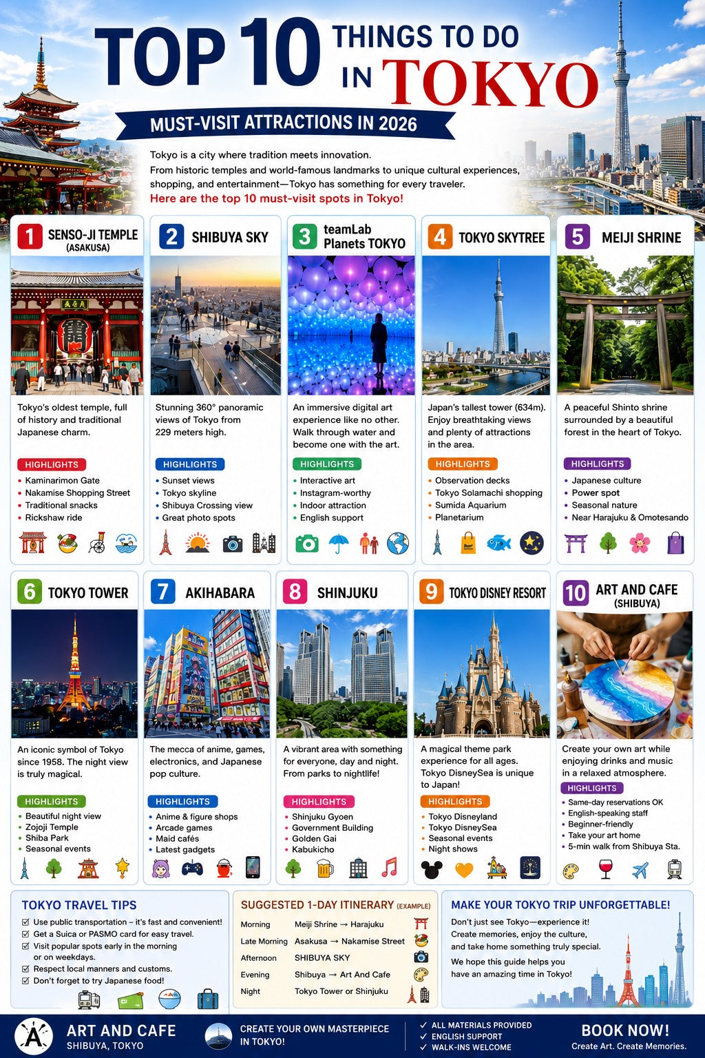 Top 10 Things to Do in Tokyo | Must-Visit Attractions in 2026