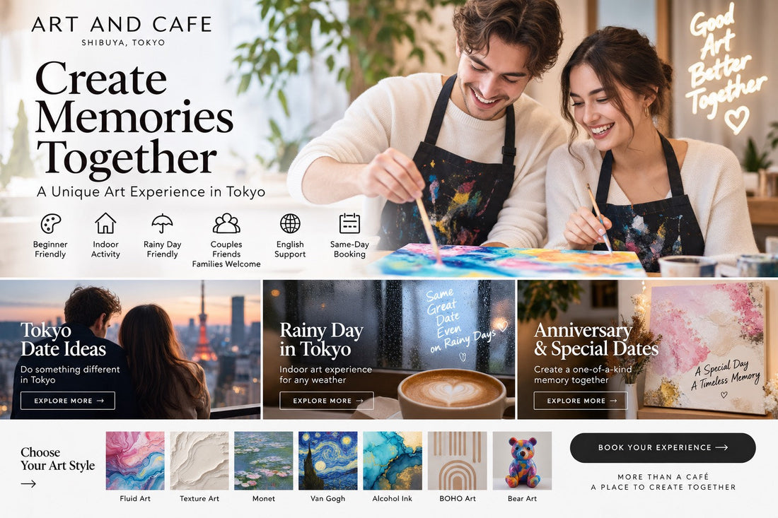 Silver Week Date Ideas in Tokyo | Indoor Art Experience for Rainy Days