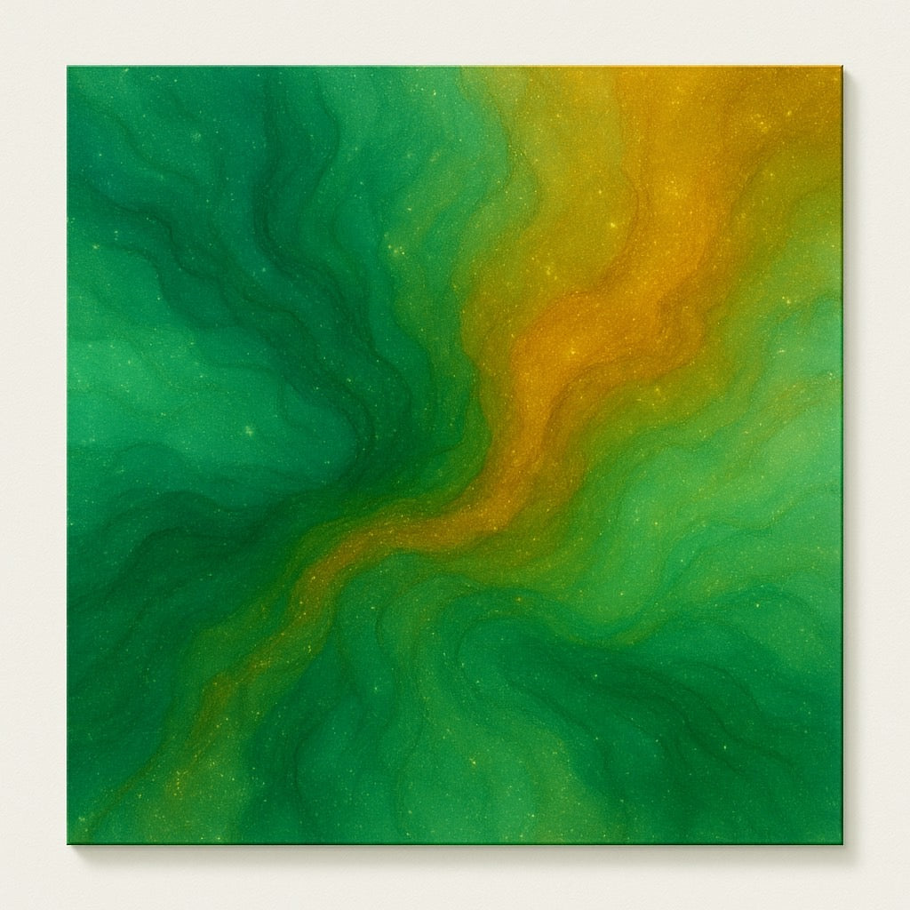 渋谷 平日】ゴールド・シルバー・アルコールインクアート – アート