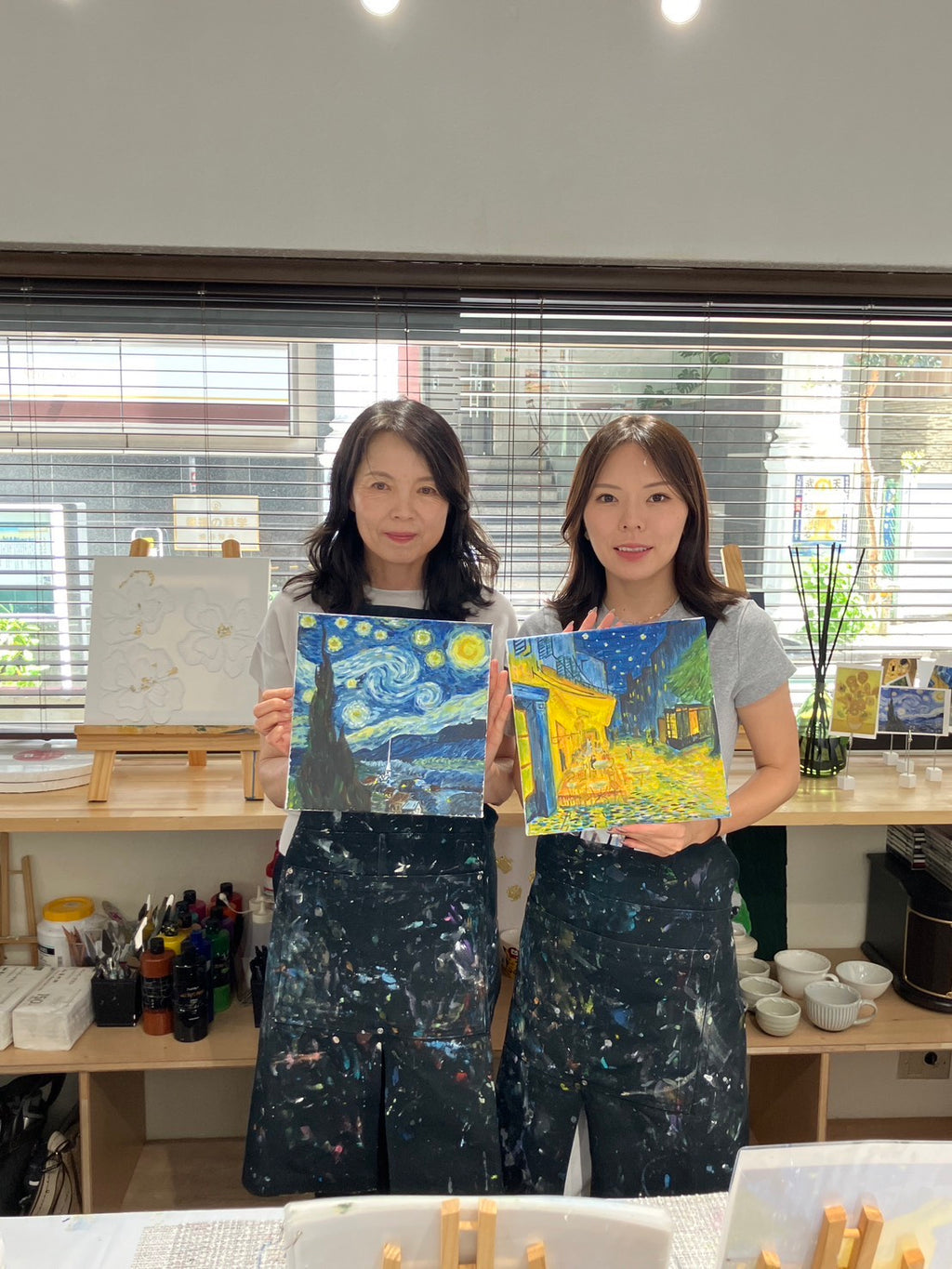 【土日祝】ゴッホ・4つの画題から選んで名画を描く！