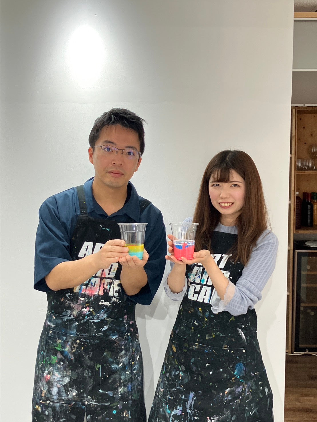 [Aoyama, weekends and holidays, very popular on TV, YouTube and TikTok] Tarashikomi, fluid art and polling art