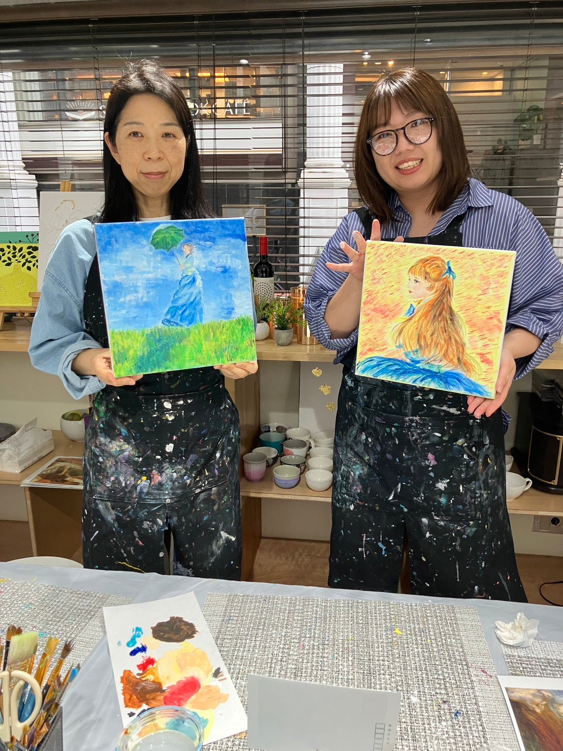 【涩谷・平日】画一幅杰作！莫奈的《吉维尼的睡莲、日出、日本桥和睡莲池》