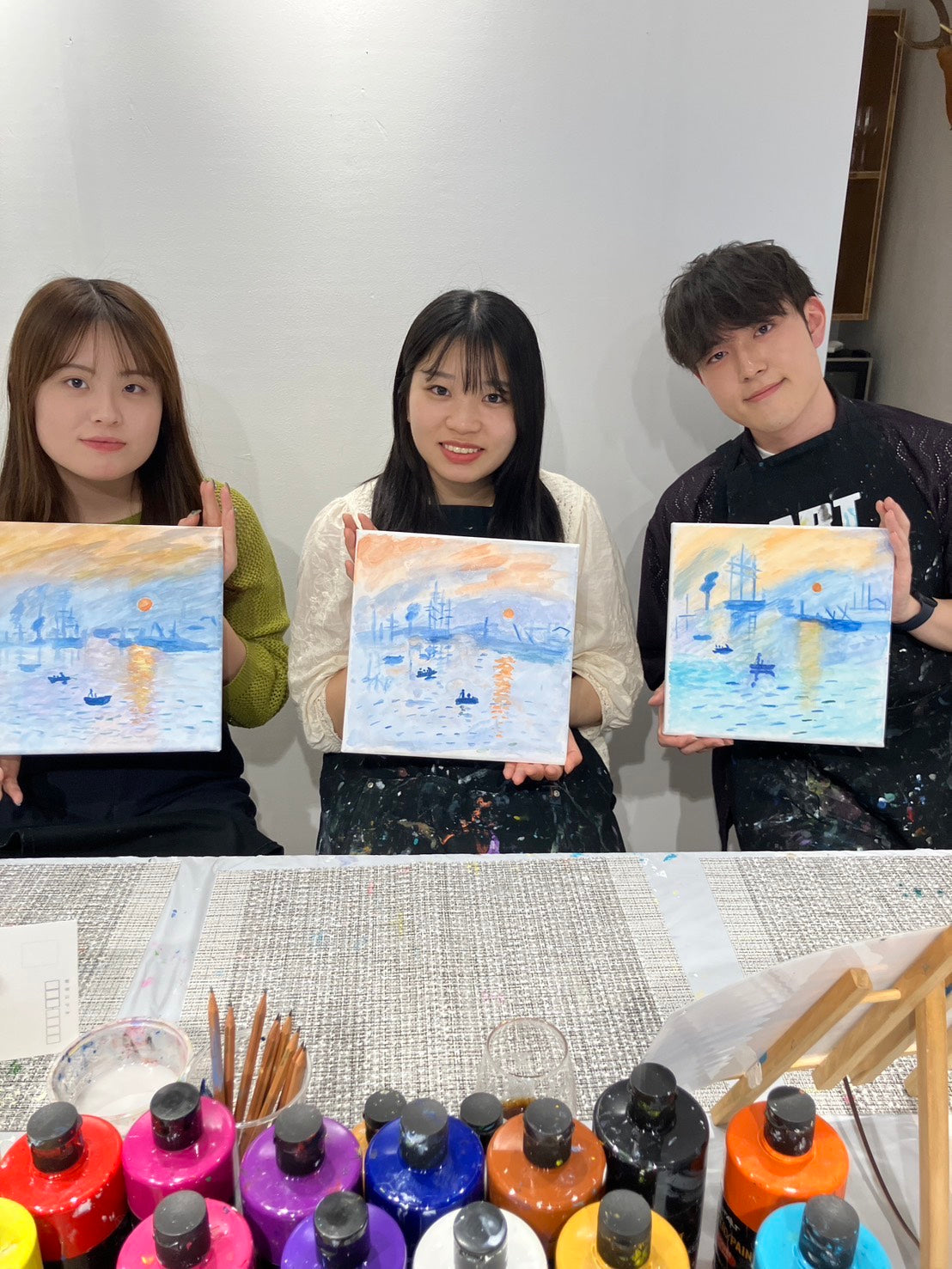 【涩谷・平日】画一幅杰作！莫奈的《吉维尼的睡莲、日出、日本桥和睡莲池》
