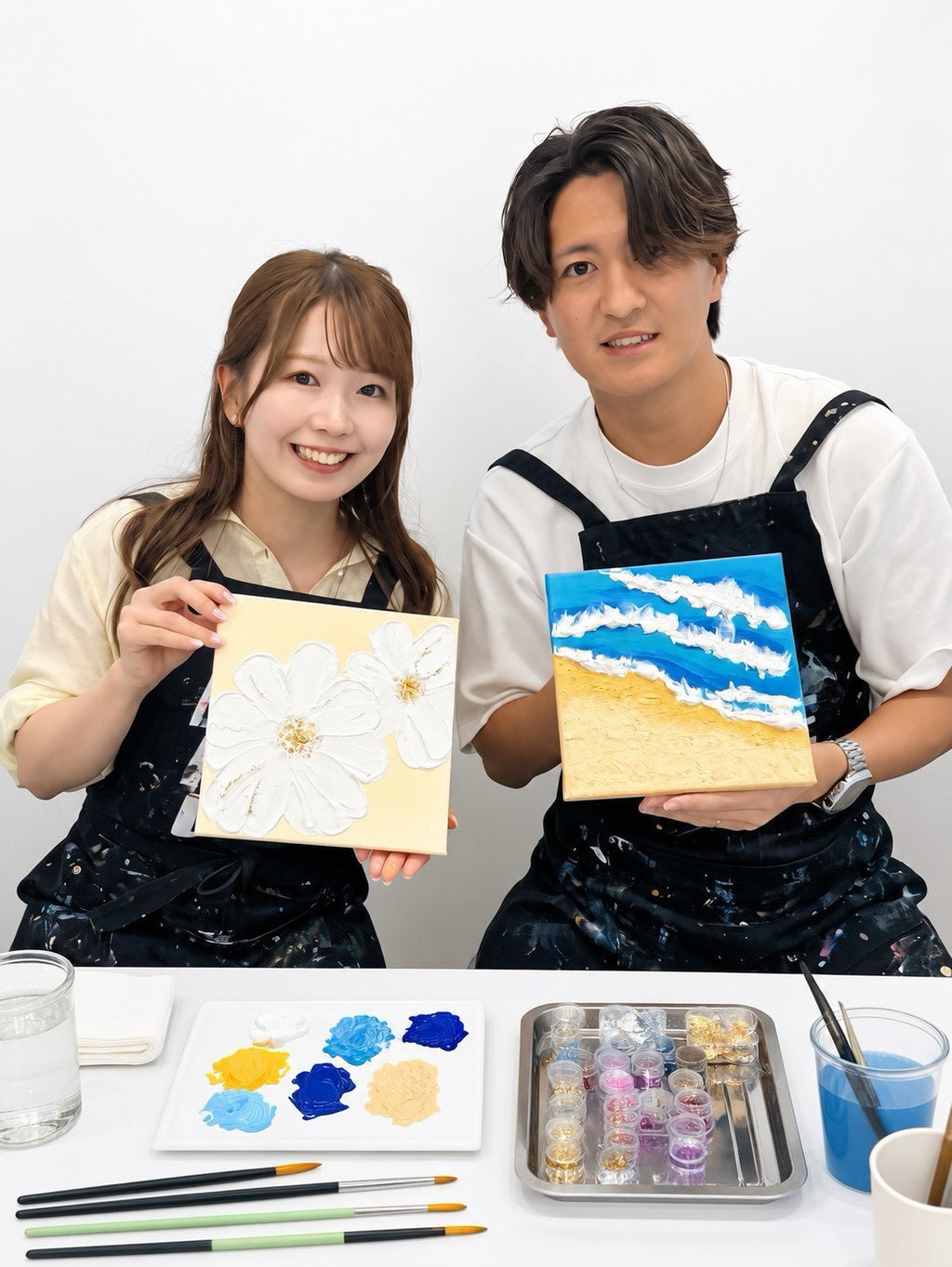 【土日祝】ペインティングナイフで描く新体験！テクスチャーアート　