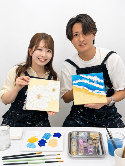 ※2名様専用（カップルでなくても利用できます！）【土日祝　お得なプラン】　アート体験 東京・渋谷｜2名限定デートプラン・記念日に｜ART AND CAFE