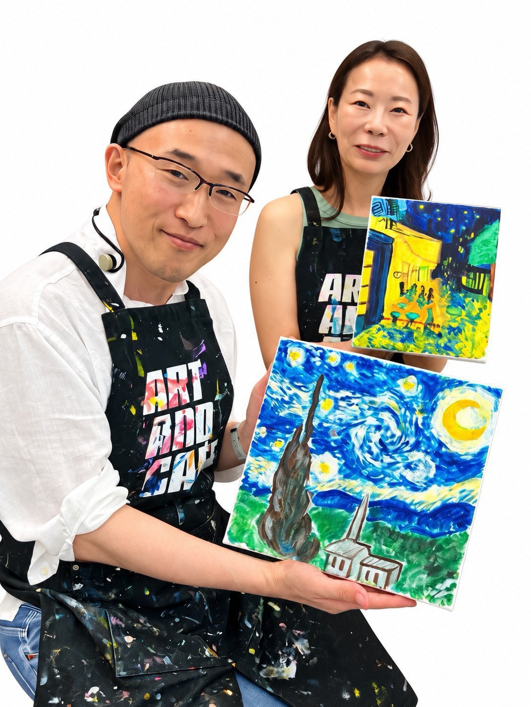 【土日祝】ゴッホ・4つの画題から選んで名画を描く！