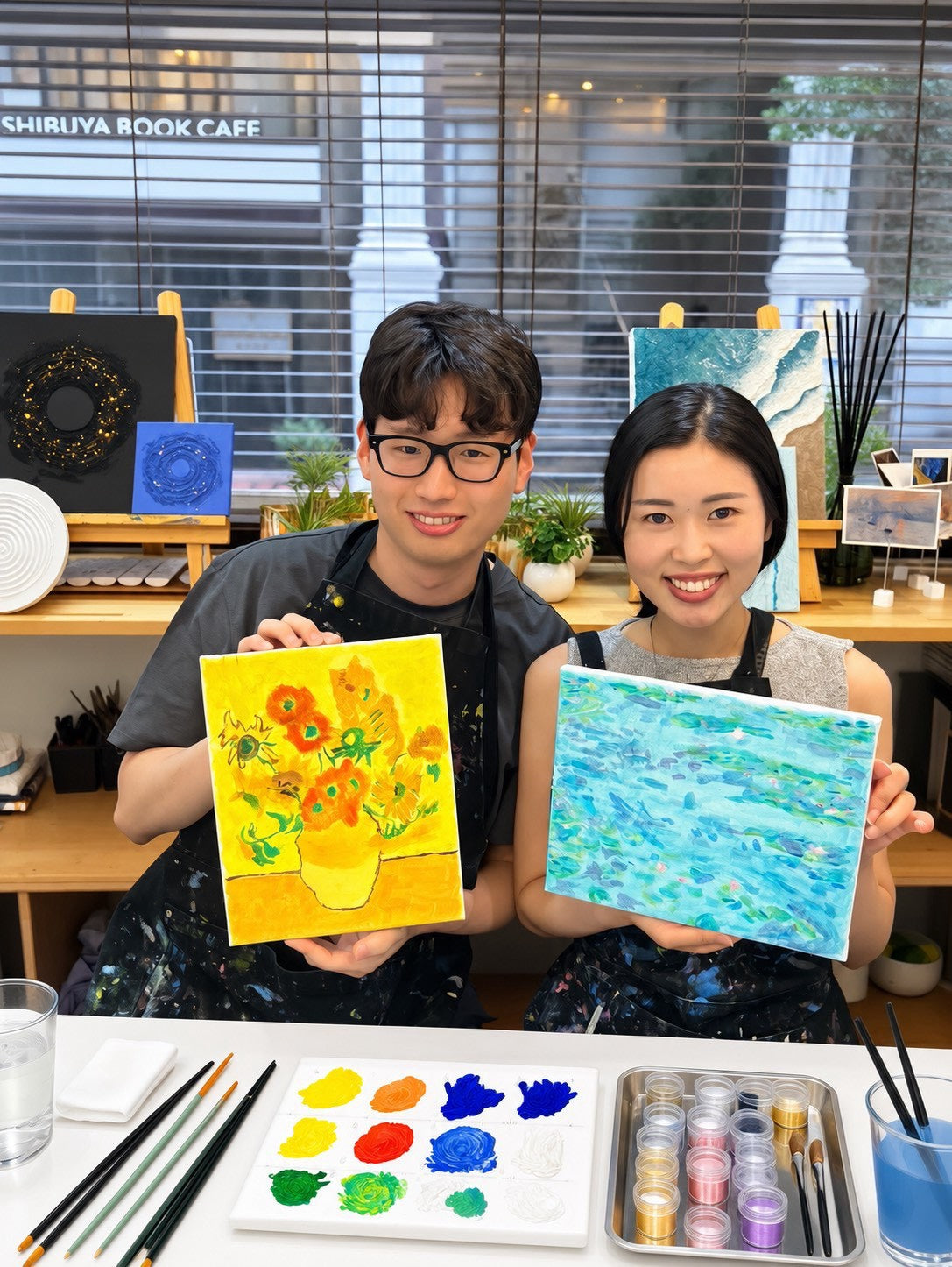 【平日】ゴッホ・4つの画題から選んで名画を描く！| 通常より1,100円OFF