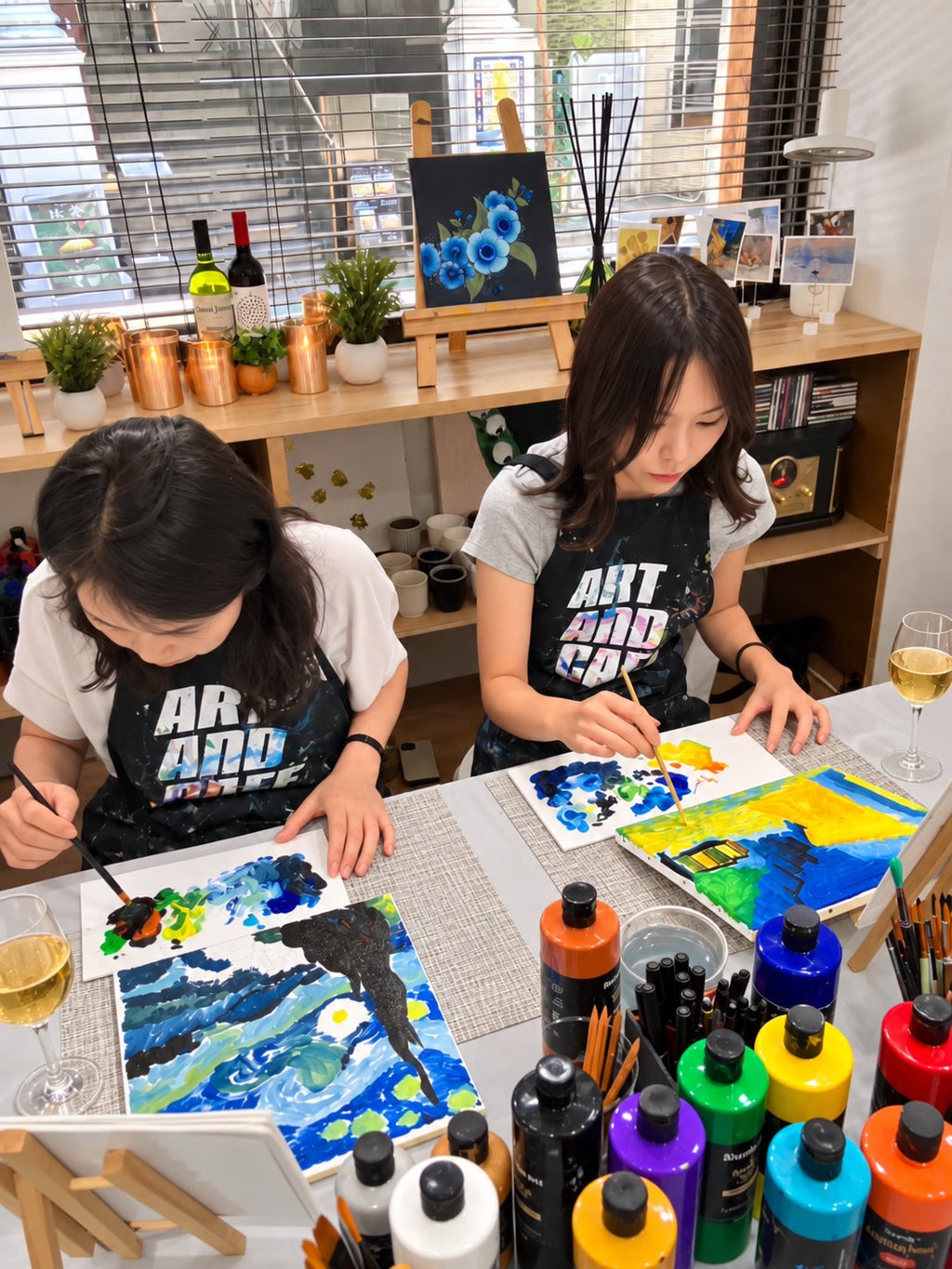 [Shibuya Weekdays] Art and Cafe Premium Swarovski Texture Art 