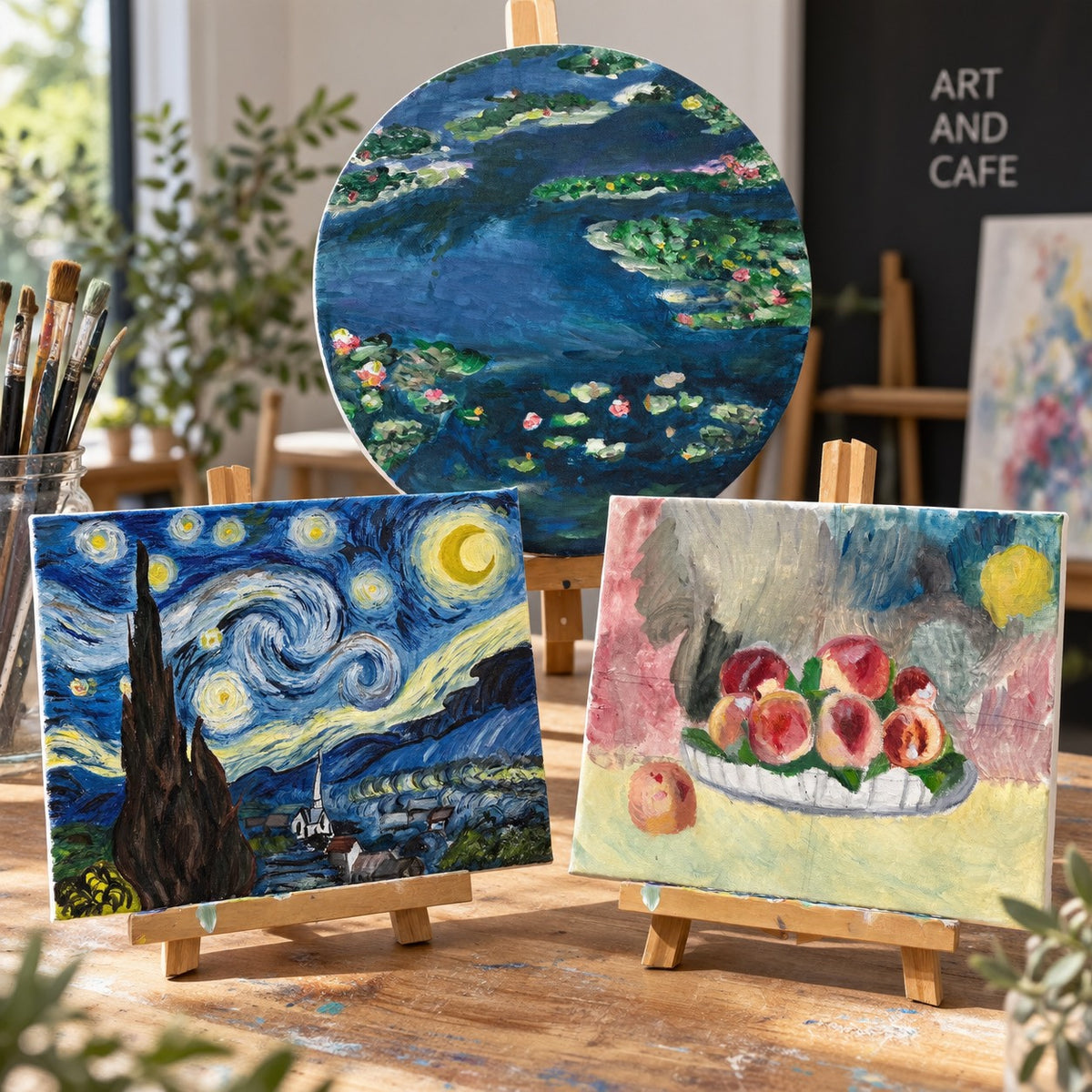 【土日祝】ルノワール絵画体験 東京・渋谷｜印象派アートワークショップ｜ART AND CAFE